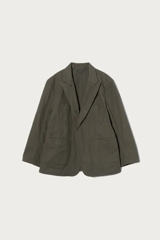 Bedford Jacket - Olive Heavyweight Cotton Ripstop made by Canoe Club