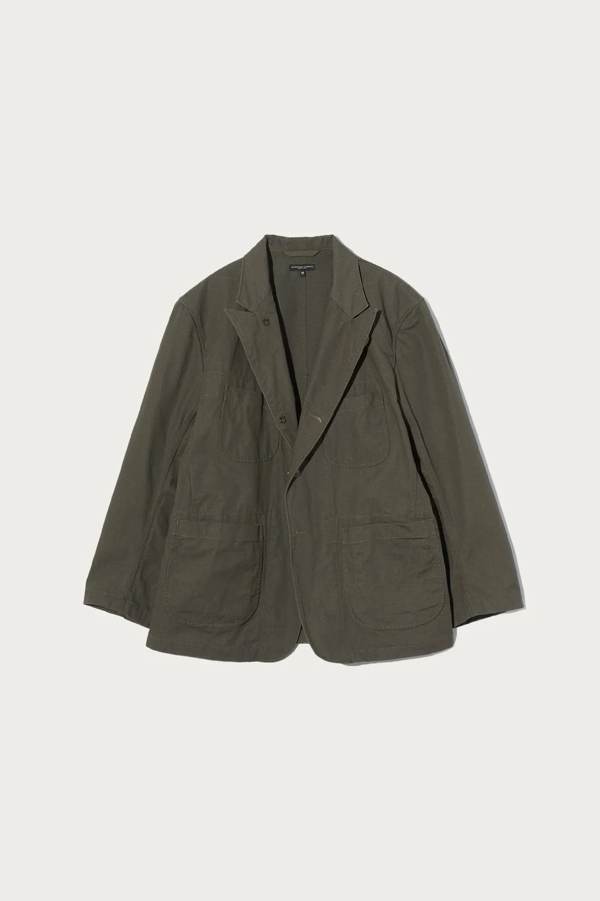 Bedford Jacket - Olive Heavyweight Cotton Ripstop sold by Canoe Club