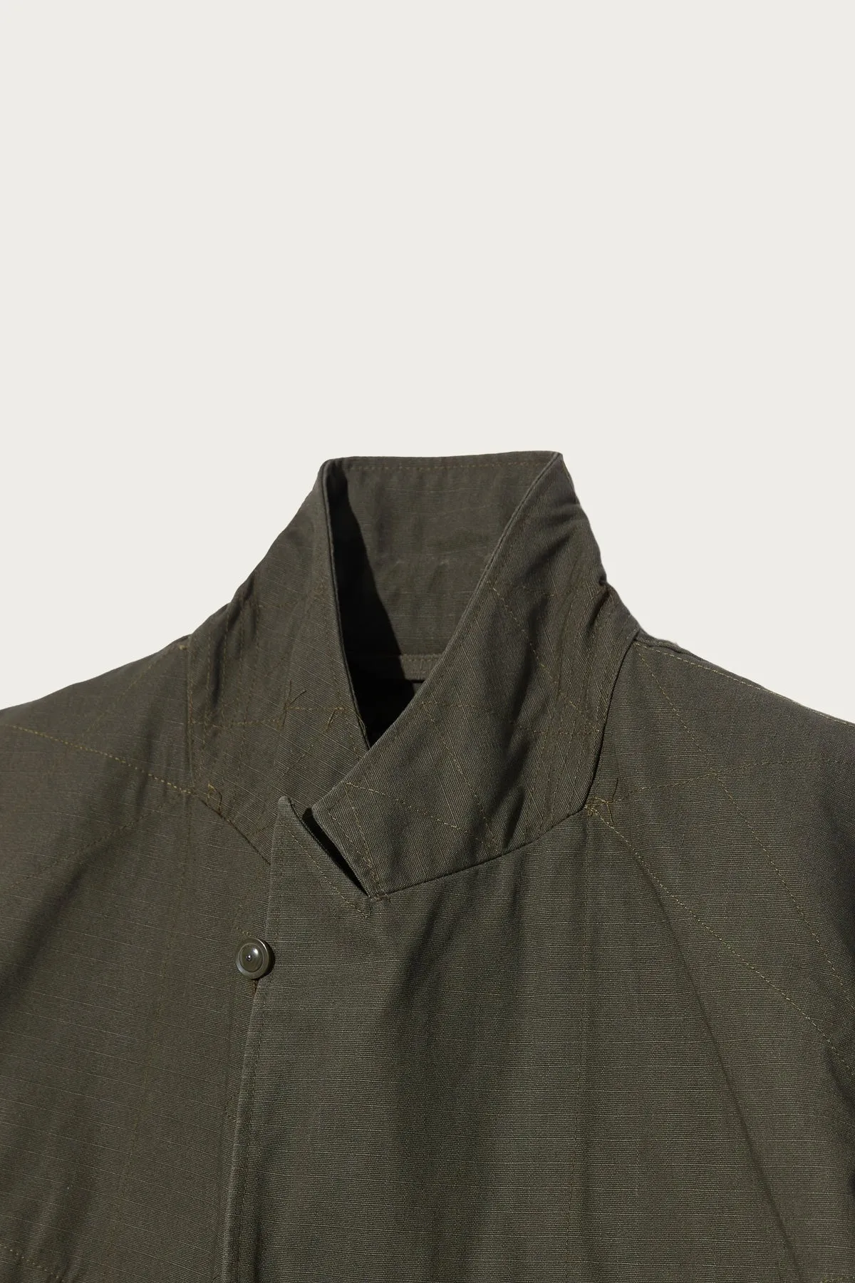 Bedford Jacket - Olive Heavyweight Cotton Ripstop sold by Canoe Club product image thumbnail 3