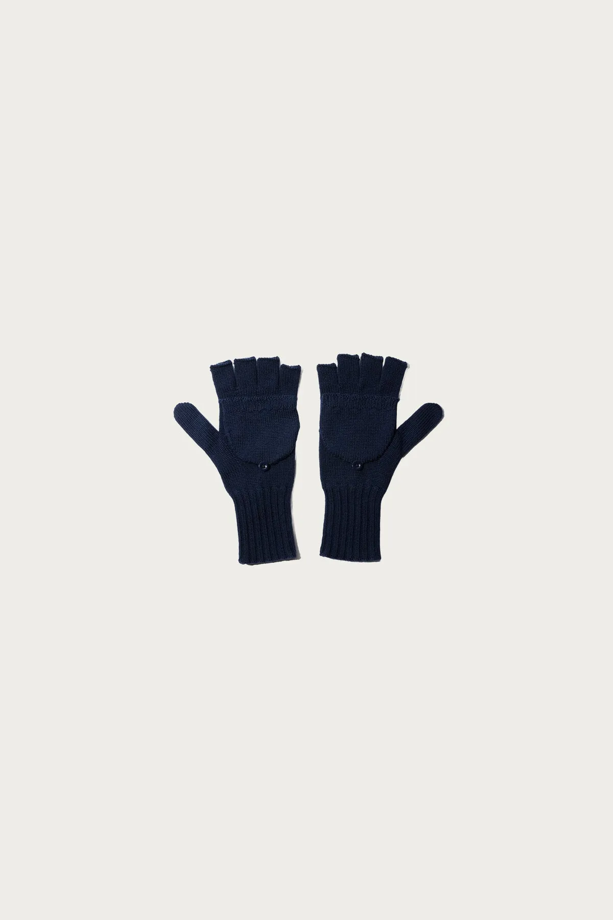 Mitten - Navy Merino Wool sold by Canoe Club