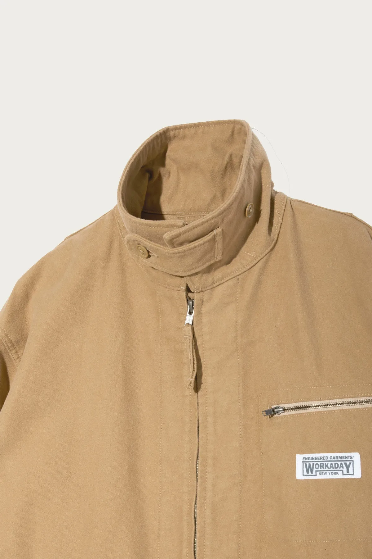 Short Jacket - Camel Cotton Moleskin sold by Canoe Club product image thumbnail 3