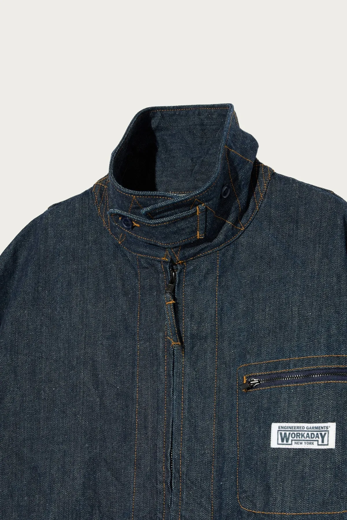 Short Jacket - Indigo 12oz Cone Denim sold by Canoe Club product image thumbnail 2