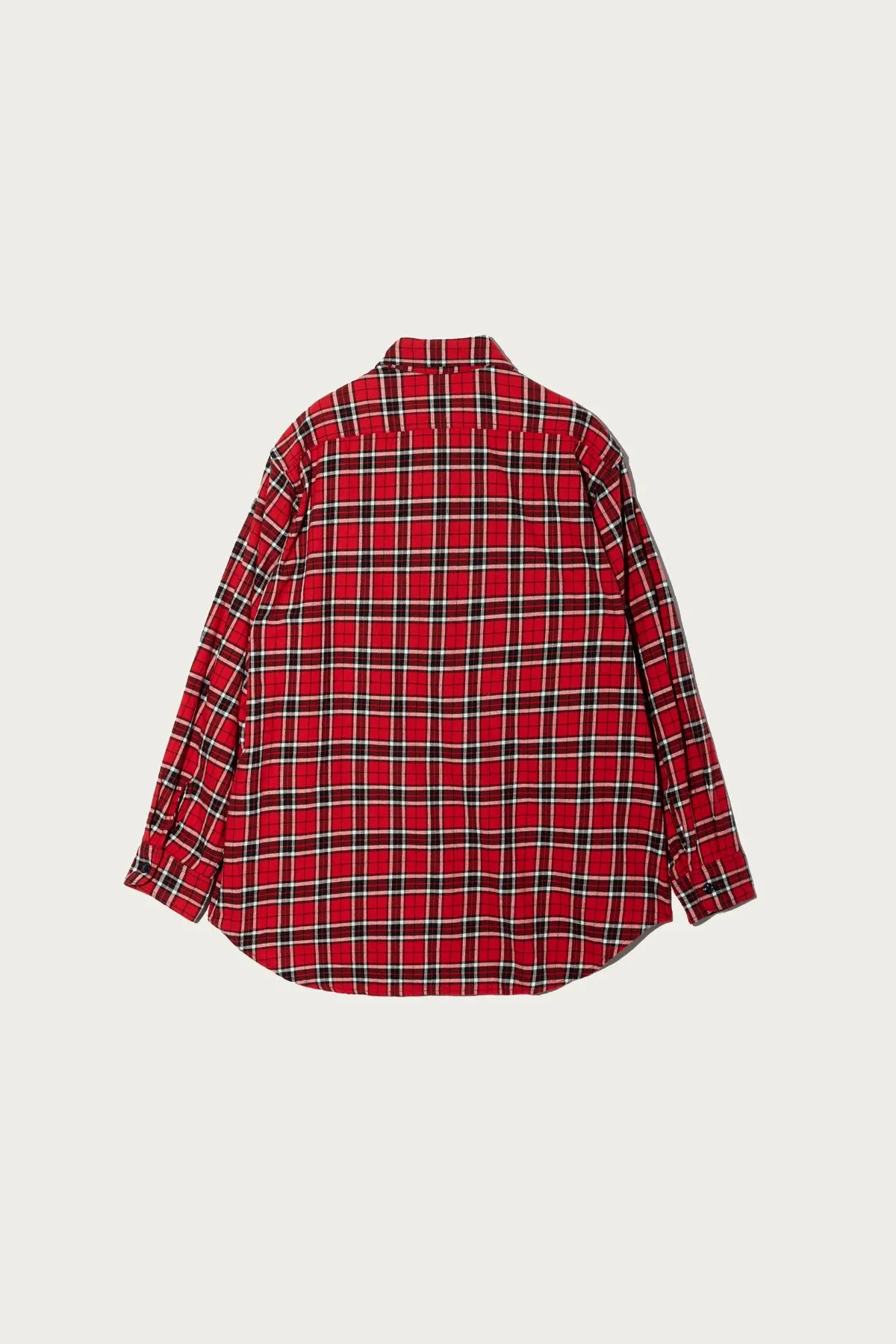 Utility Shirt - Red Cotton Twill Plaid sold by Canoe Club product image thumbnail 2