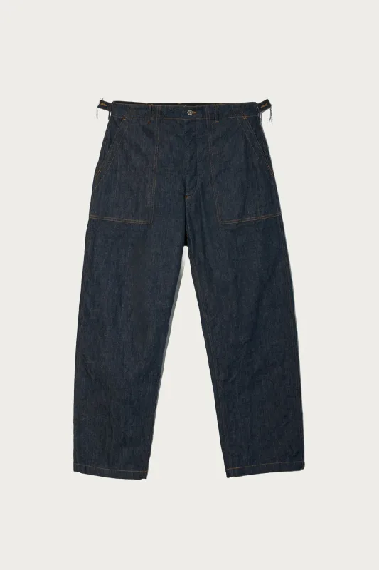 Workaday Fatigue Pant - Indigo 12oz Cone Denim sold by Canoe Club