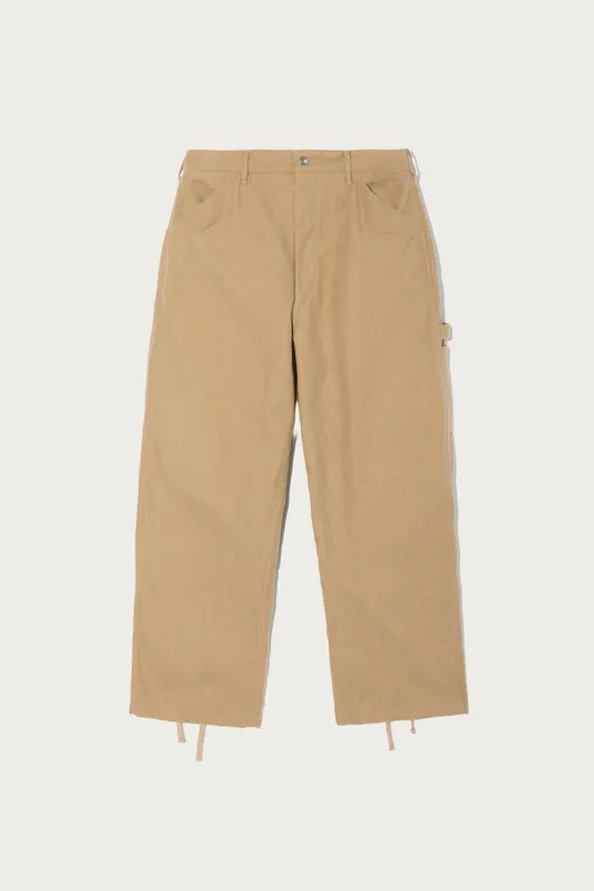 Workaday Painter Pant - Camel Cotton Moleskin sold by Canoe Club