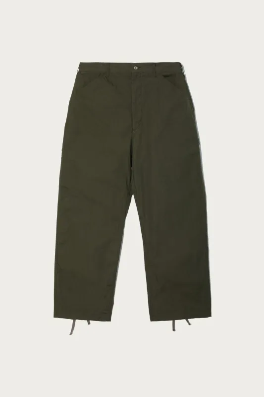 Workaday Painter Pant - Olive Heavyweight Cotton Ripstop sold by Canoe Club