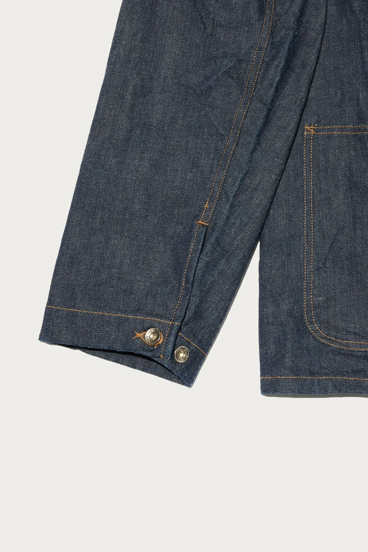 Utility Jacket - Indigo 12oz Cone Denim sold by Canoe Club product image thumbnail 3