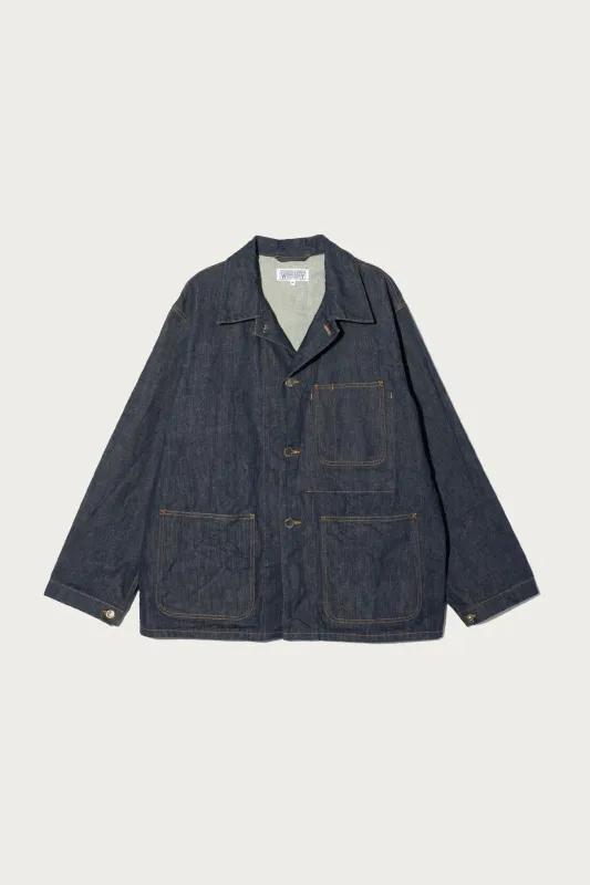 Utility Jacket - Indigo 12oz Cone Denim sold by Canoe Club