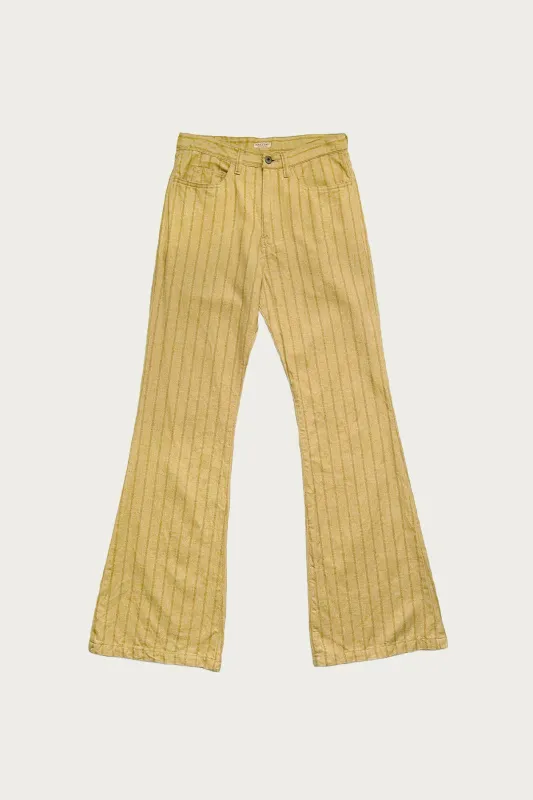 Cotton Linen GIBSON Stripe 5P FRISKO - Gold made by Kapital