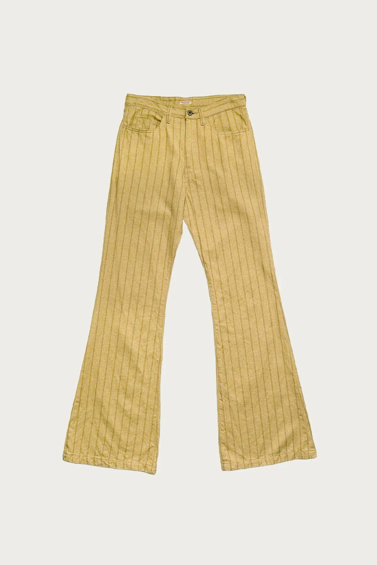 Cotton Linen GIBSON Stripe 5P FRISKO - Gold sold by Canoe Club