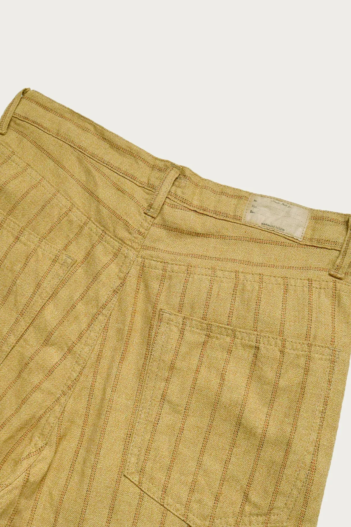 Cotton Linen GIBSON Stripe 5P FRISKO - Gold sold by Canoe Club product image thumbnail 4