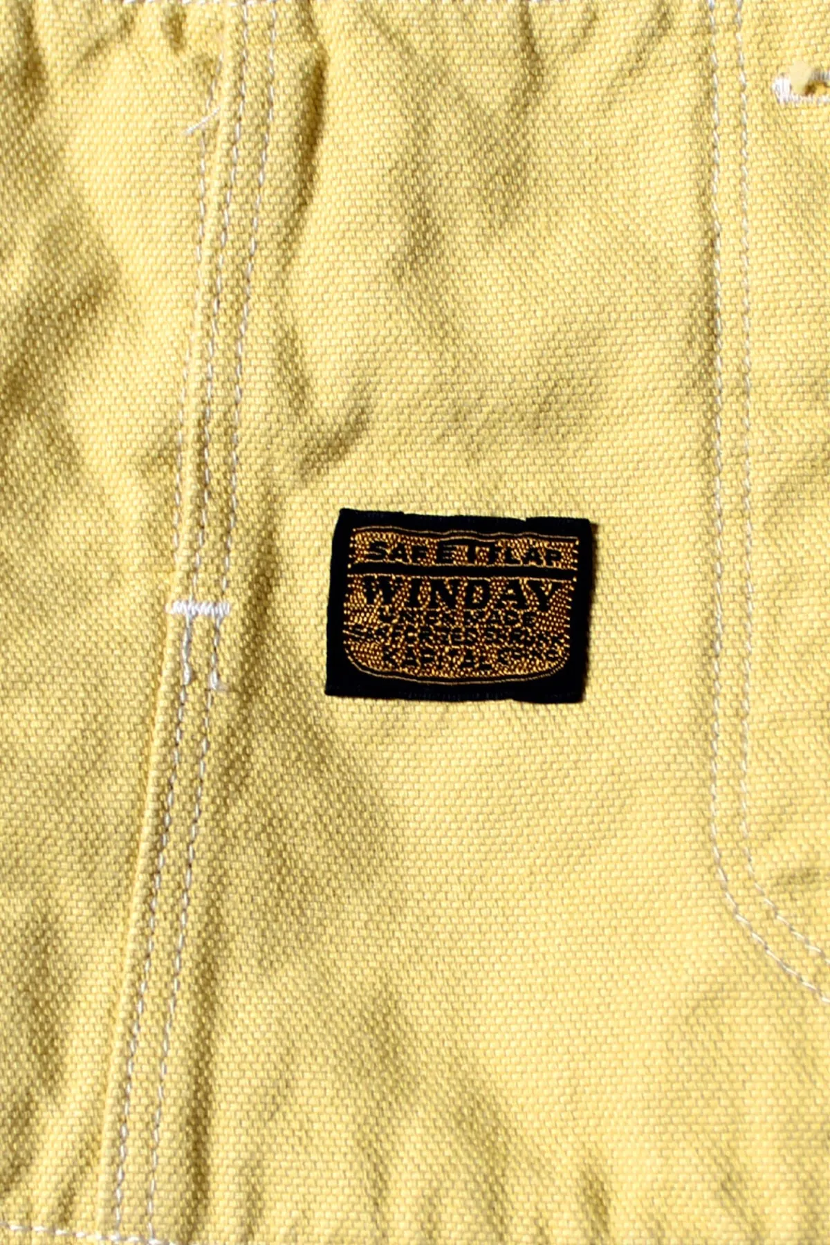 Canvas CATCUS Coverall - Yellow sold by Canoe Club product image thumbnail 5