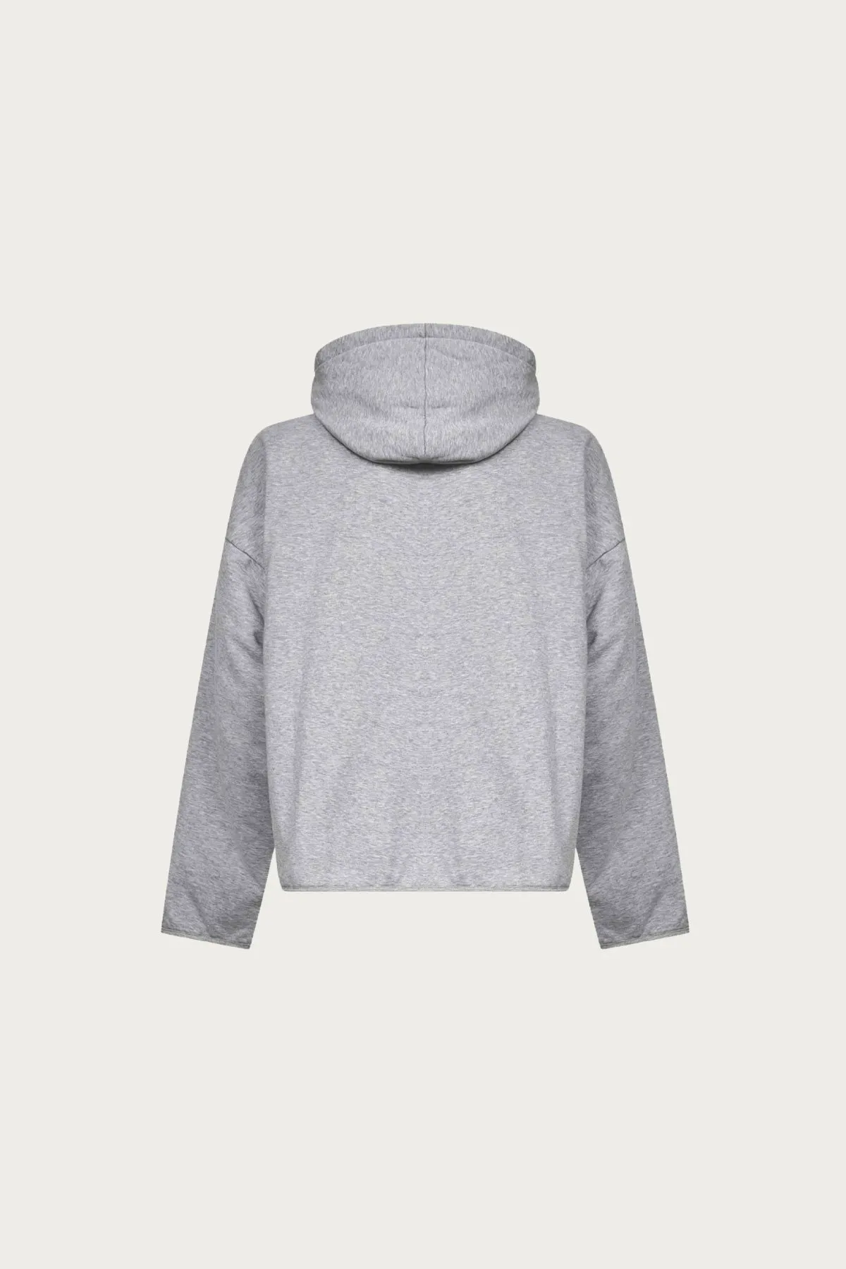 Flat Hem Hoodie - Heather Grey sold by Canoe Club product image thumbnail 2