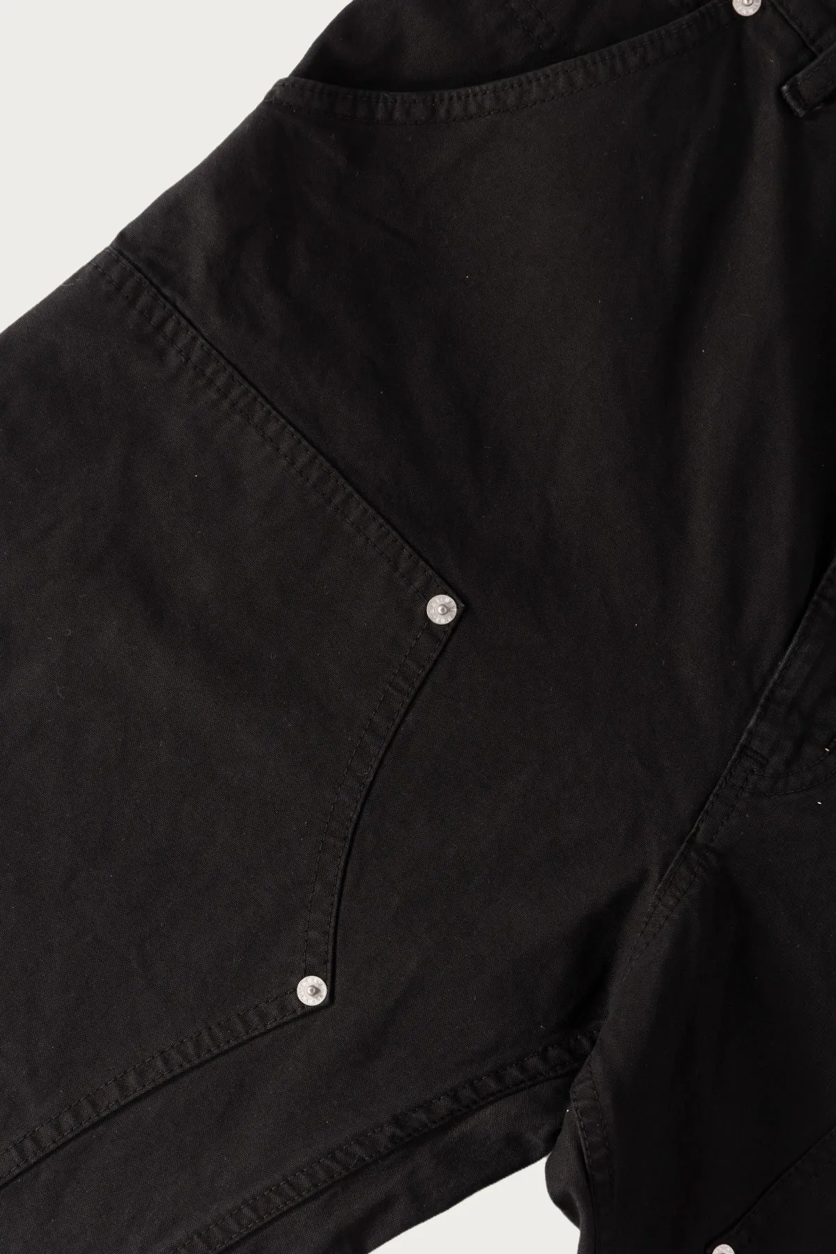 MM6 Double Knee Trousers - Black sold by Canoe Club product image thumbnail 3
