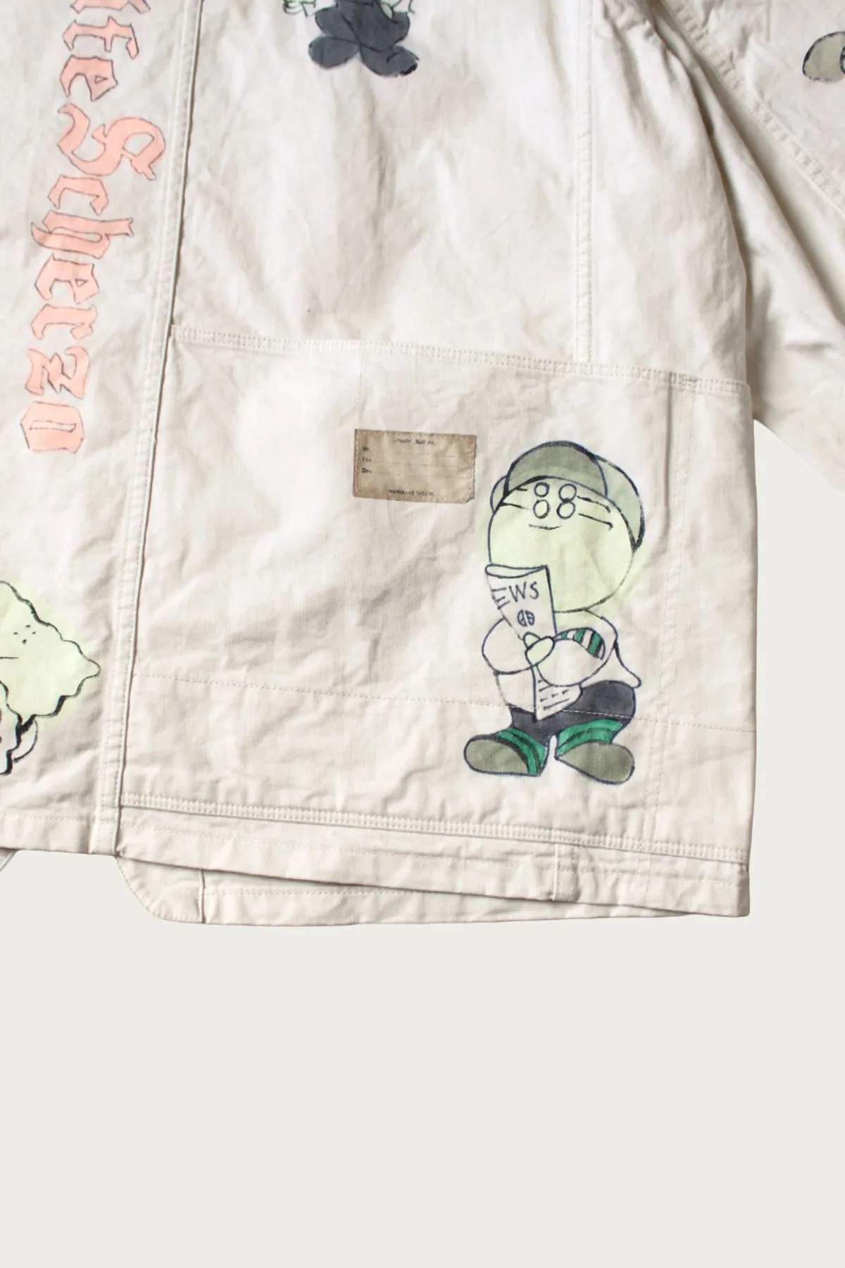 Rough-Face Twill CACTUS BEER JKT (Memorial Paint Model) - Natural sold by Canoe Club product image thumbnail 5