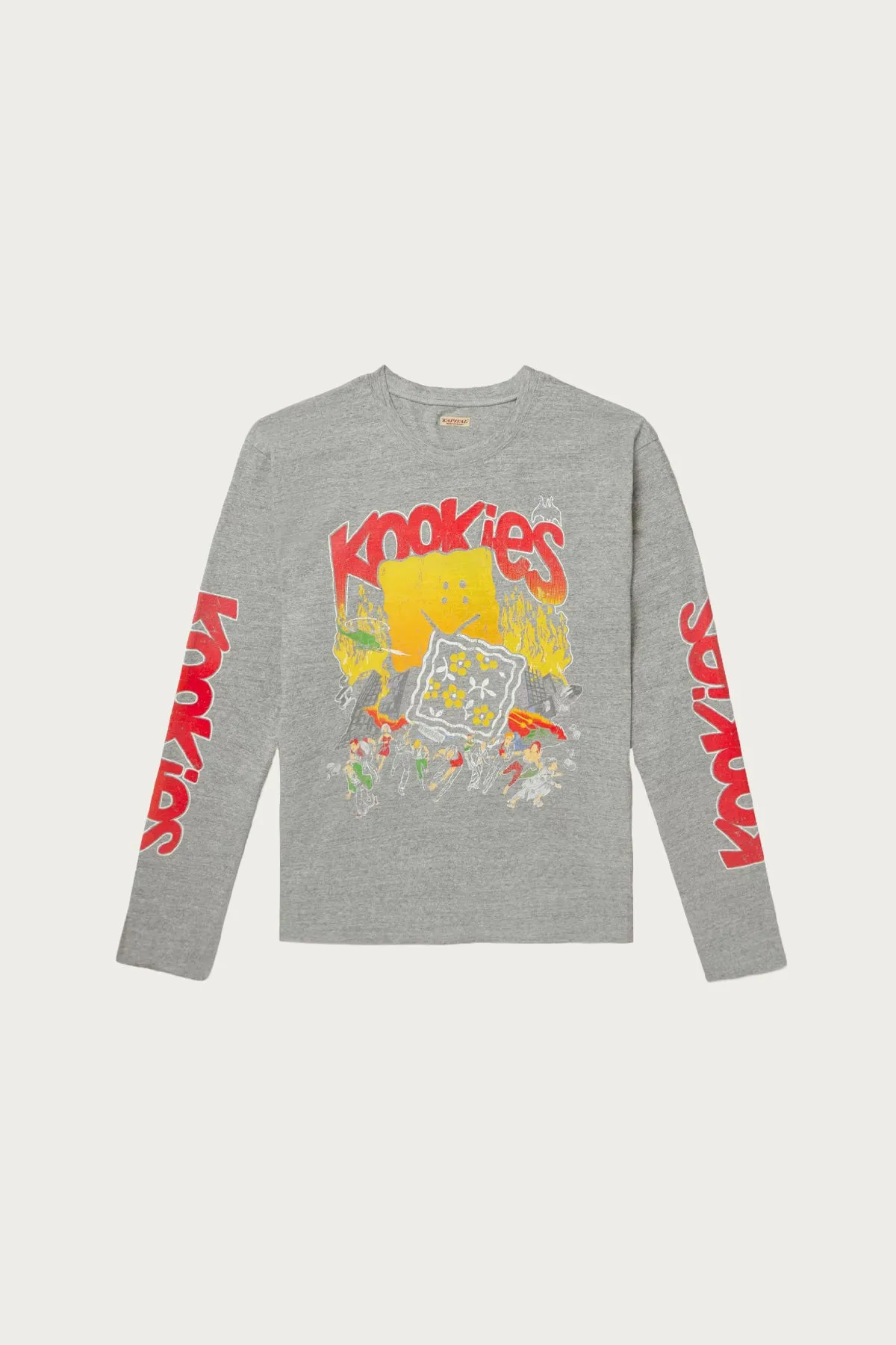 TOP Jersey Crew Longs Sleeve T (BUSTER PECKISH BOWY) - Grey sold by Canoe Club