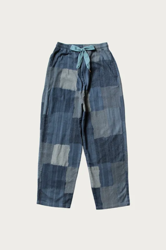 Cotton Linen TUGIHAGI EASY Pants - Navy sold by Canoe Club