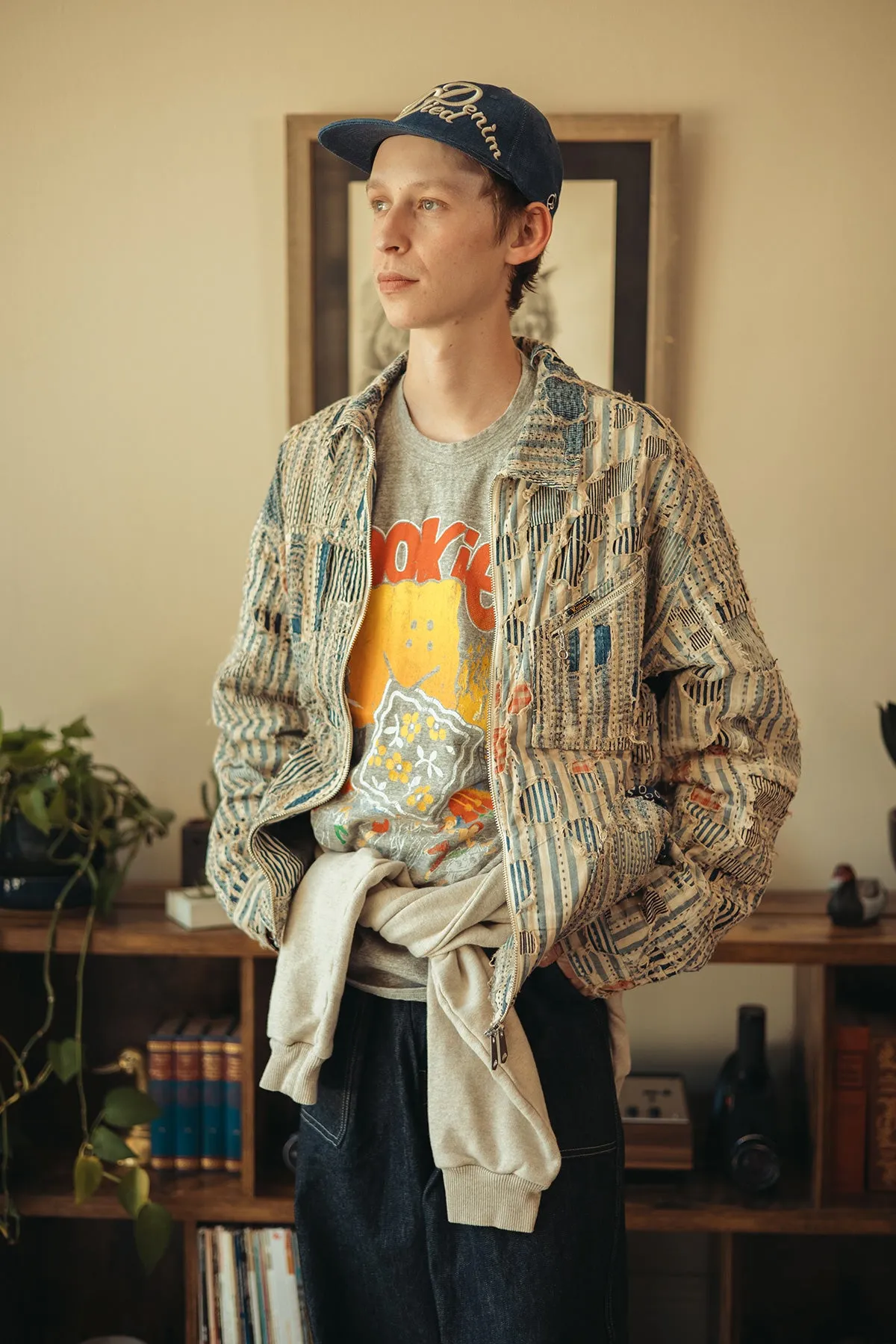 TOP Jersey Crew T (BUSTER PECKISH BOWY) - Grey sold by Canoe Club product image thumbnail 2