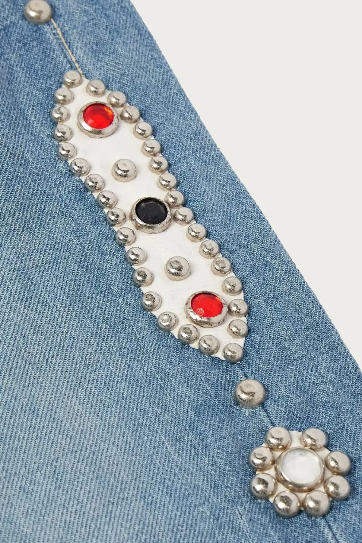 14oz Denim 5p MONKEY CISCO (STUDS) - Indigo sold by Canoe Club product image thumbnail 5