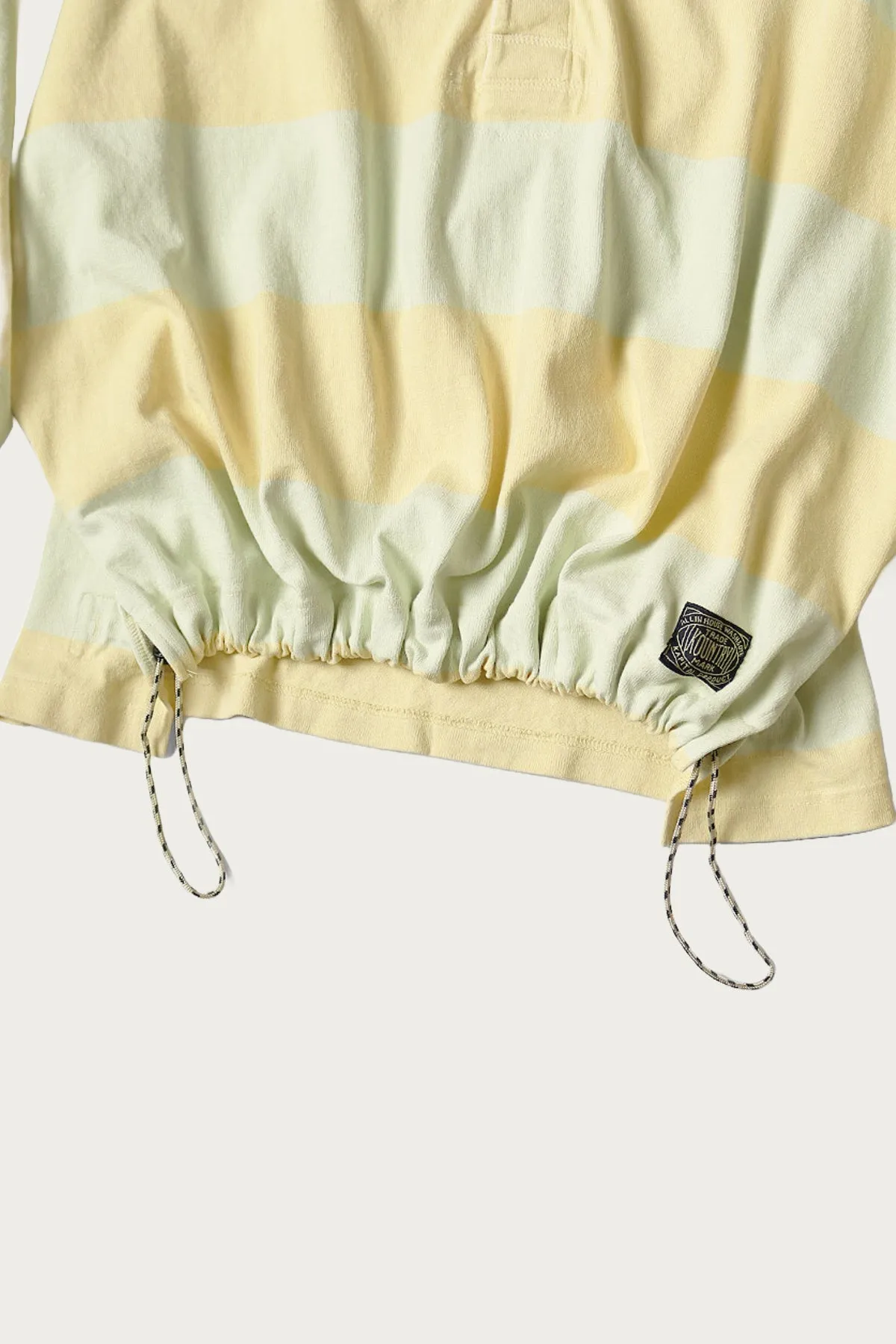 JAIL Stripe Jersey BIG Rugger Shirt - Yellow/Green sold by Canoe Club product image thumbnail 4