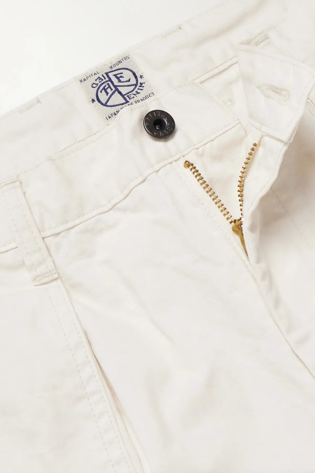 Rough-Face Twill FATIGUE Baggy Pants (RUSHWEEK Remake) - Natural sold by Canoe Club product image thumbnail 2