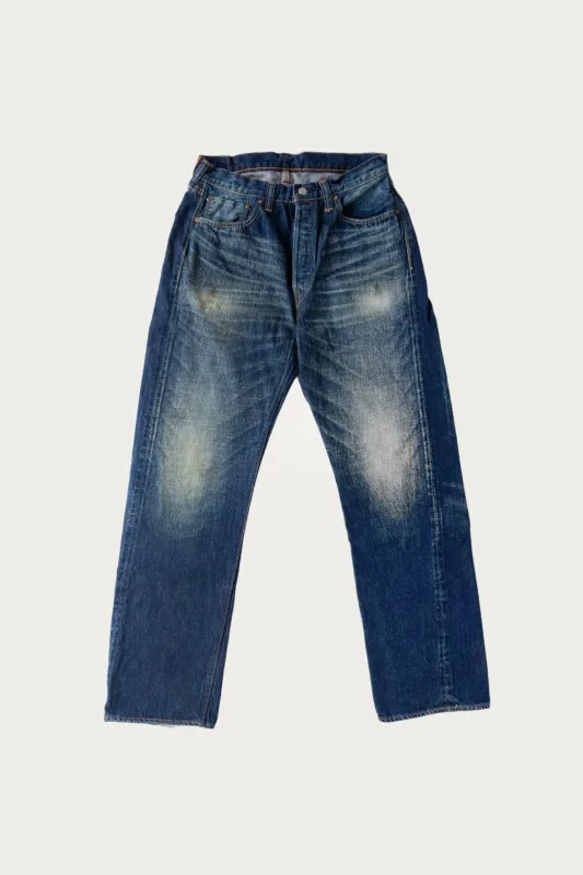 1344-0105 - "More Than Real" Wide Denim - Indigo Blue sold by Canoe Club