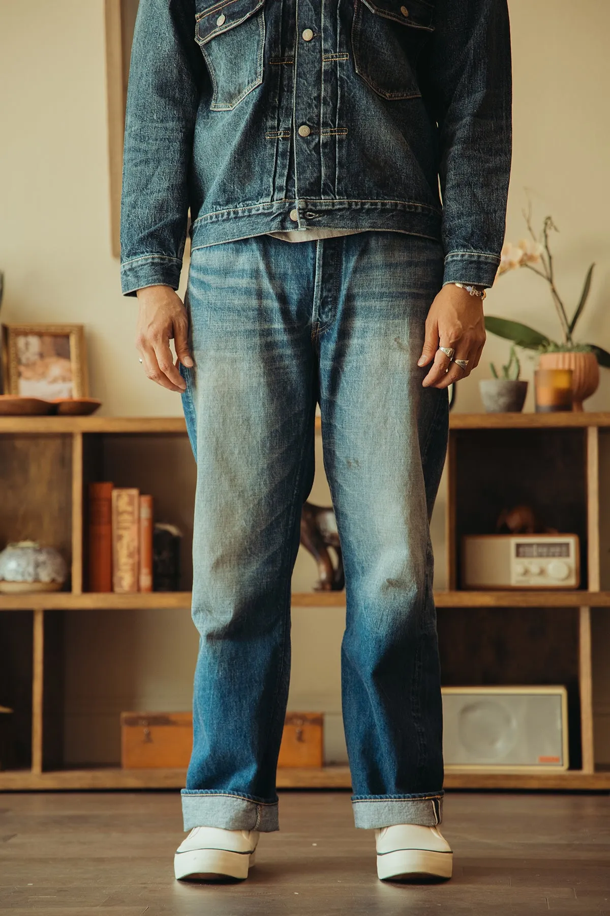 1344-0105 - "More Than Real" Wide Denim - Indigo Blue sold by Canoe Club product image thumbnail 2
