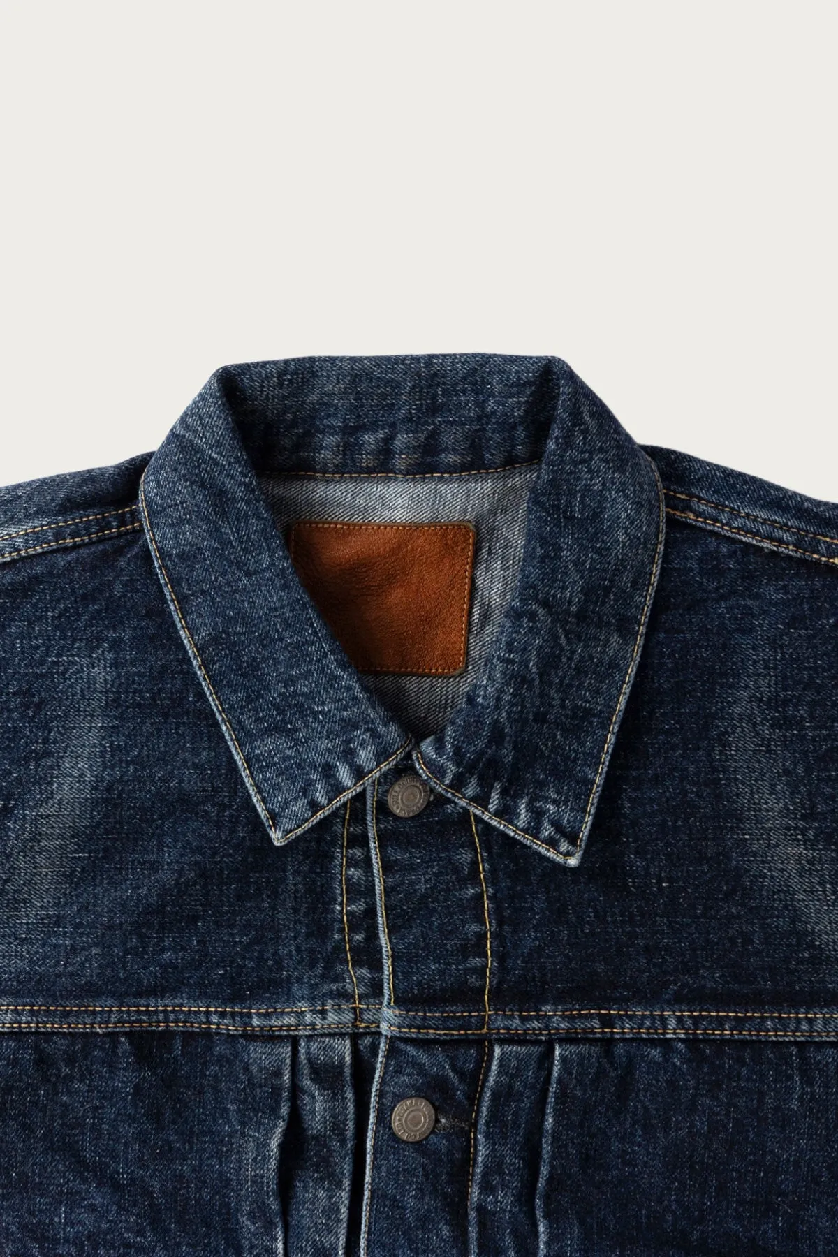 2050-2102 - "Fear of The Dark" Type 2 Denim Jacket - Indigo Blue sold by Canoe Club product image thumbnail 4
