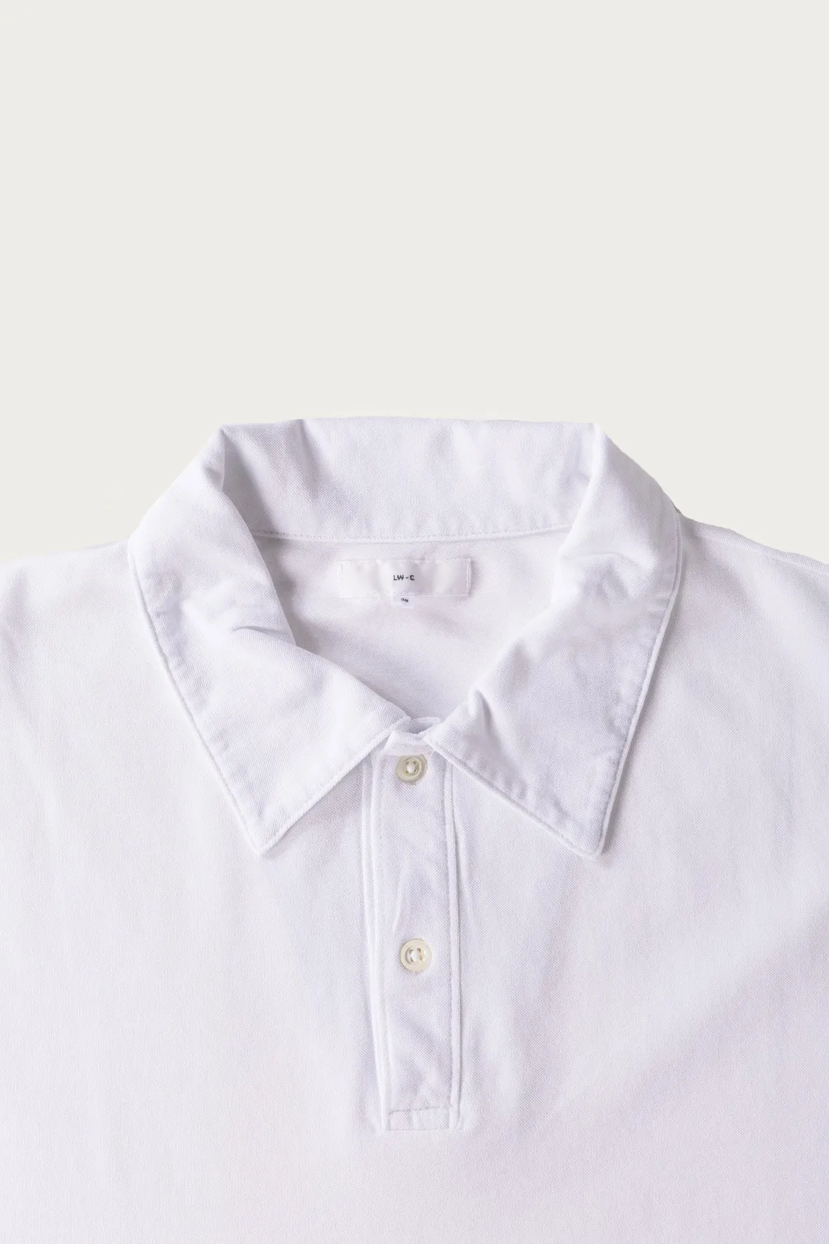 Pique Two Button Polo - White sold by Canoe Club product image thumbnail 2