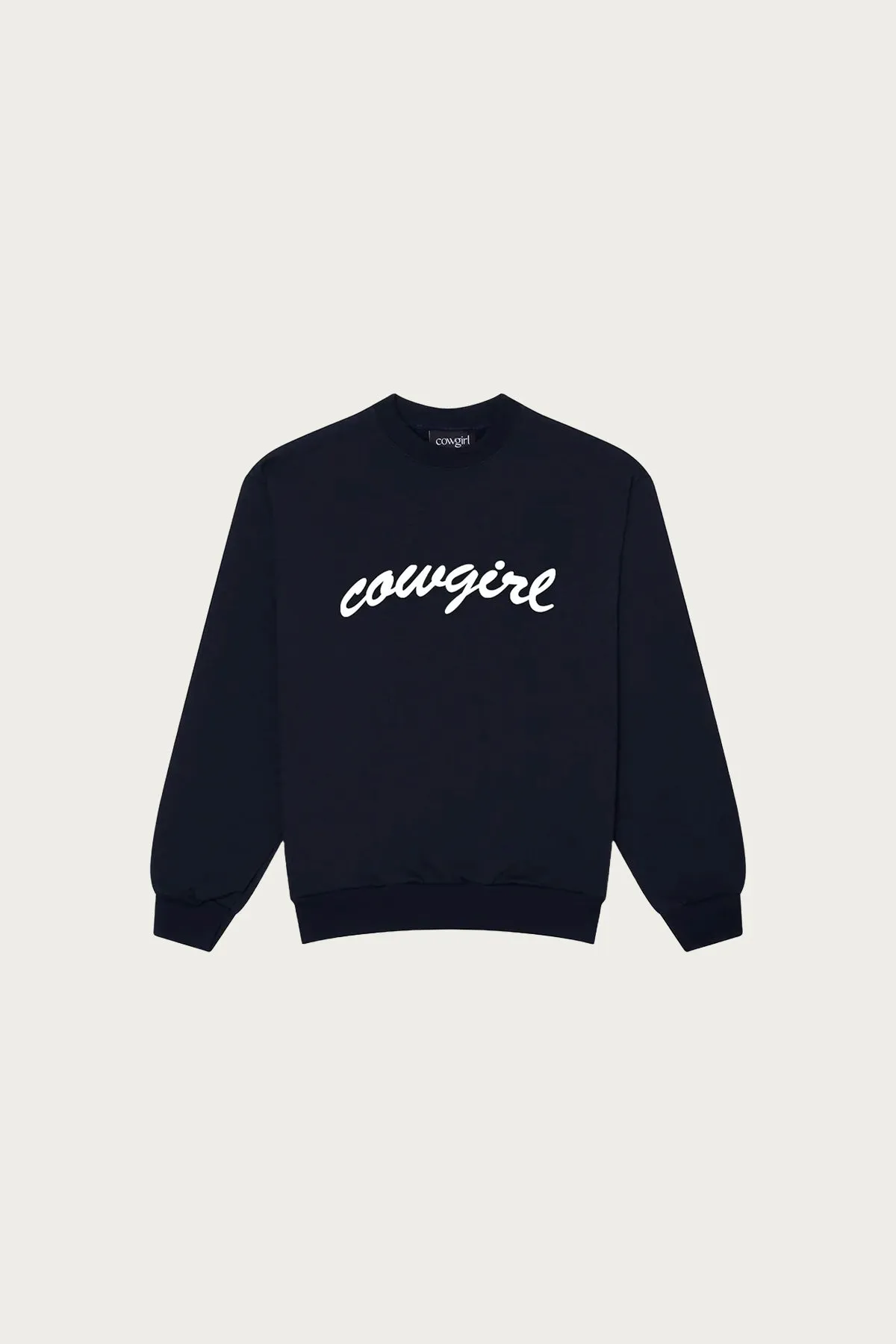 Cowgirl Script Crewneck - Navy sold by Canoe Club