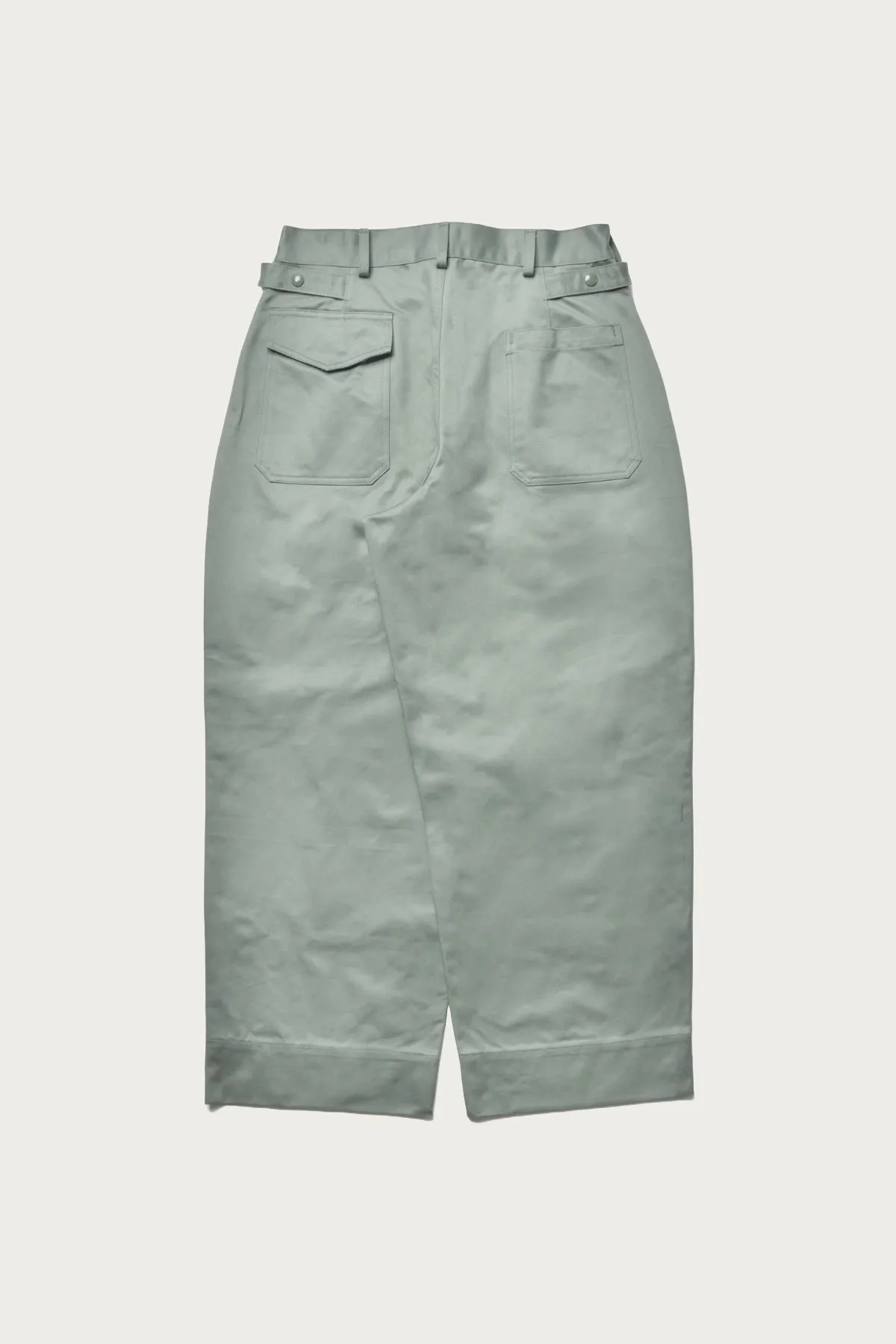 Cotton Utility Trousers - USAF Sage Green sold by Canoe Club product image thumbnail 2