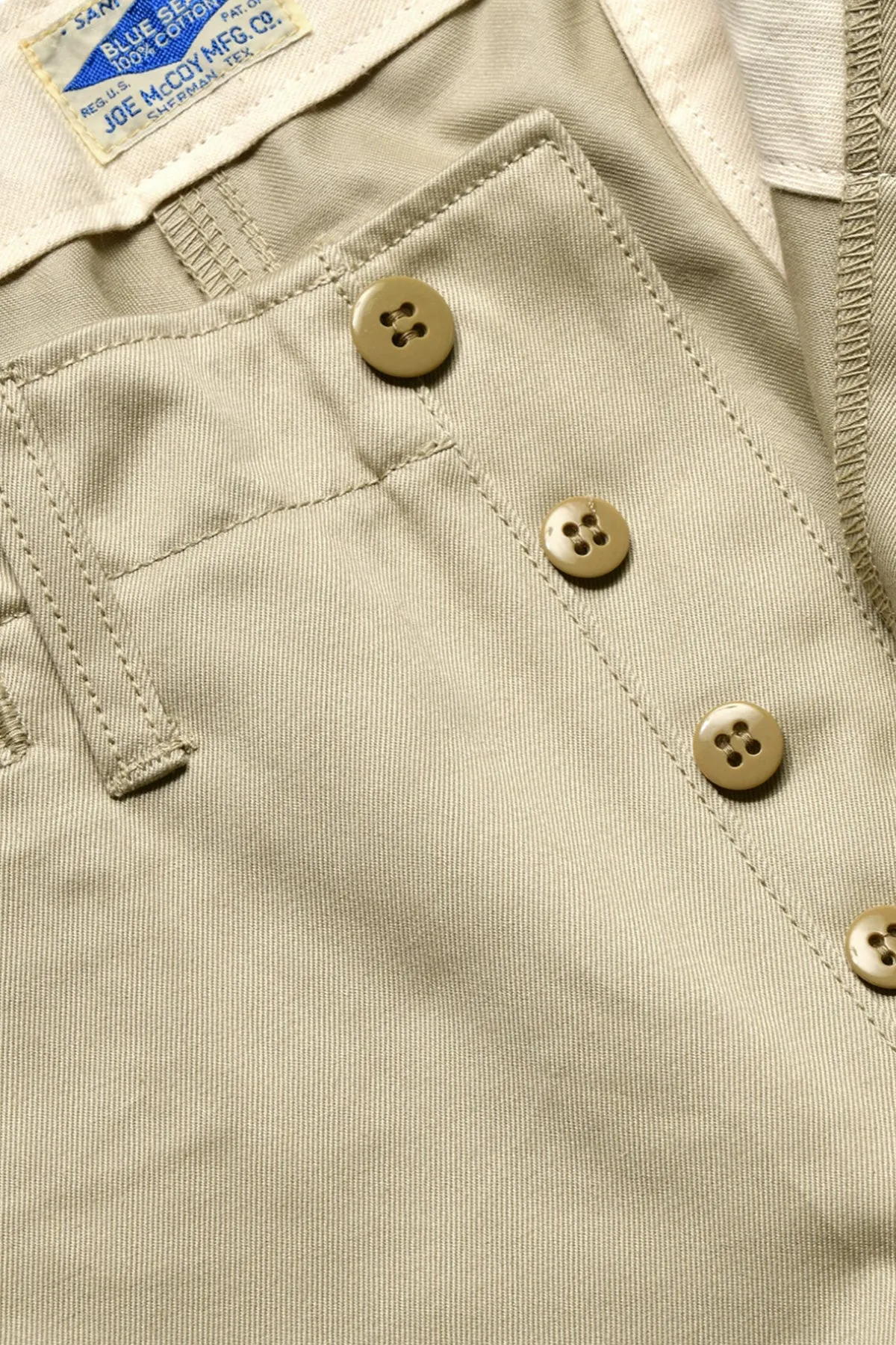 Blue Seal Chino Shorts - Tan sold by Canoe Club product image thumbnail 4
