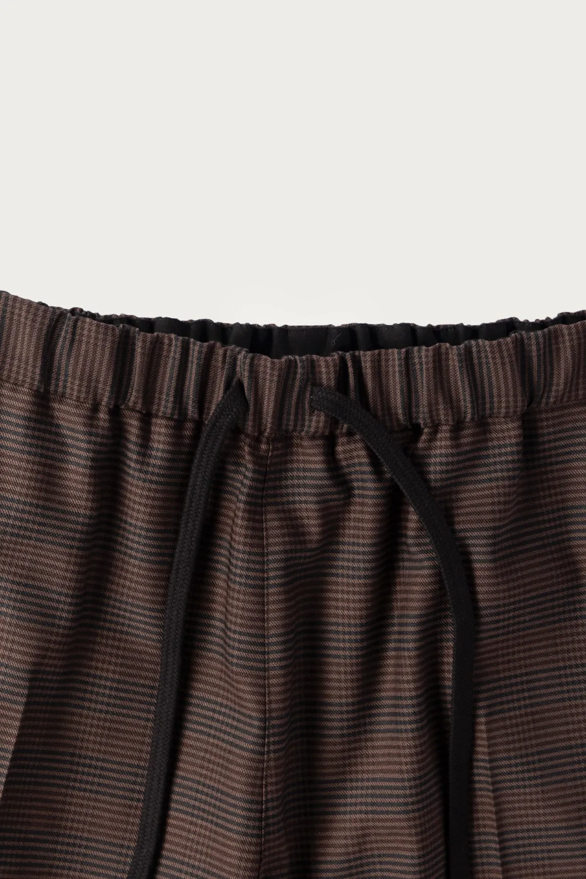 Glen Plaid Easy Trousers - Brown/Black sold by Canoe Club product image thumbnail 2