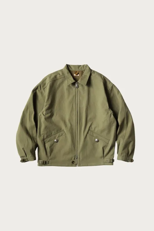 Water-Repellent Canvas ZIP-UP KAYAK PAW-PAW Blouson - Khaki made by Kapital