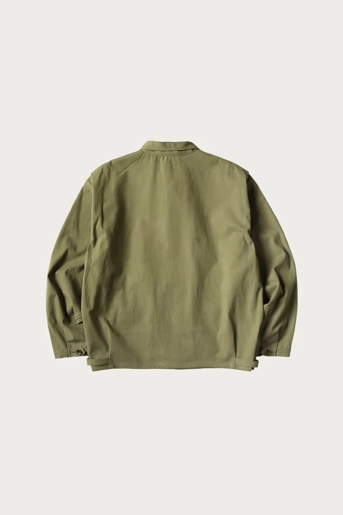 Water-Repellent Canvas ZIP-UP KAYAK PAW-PAW Blouson - Khaki sold by Canoe Club product image thumbnail 3