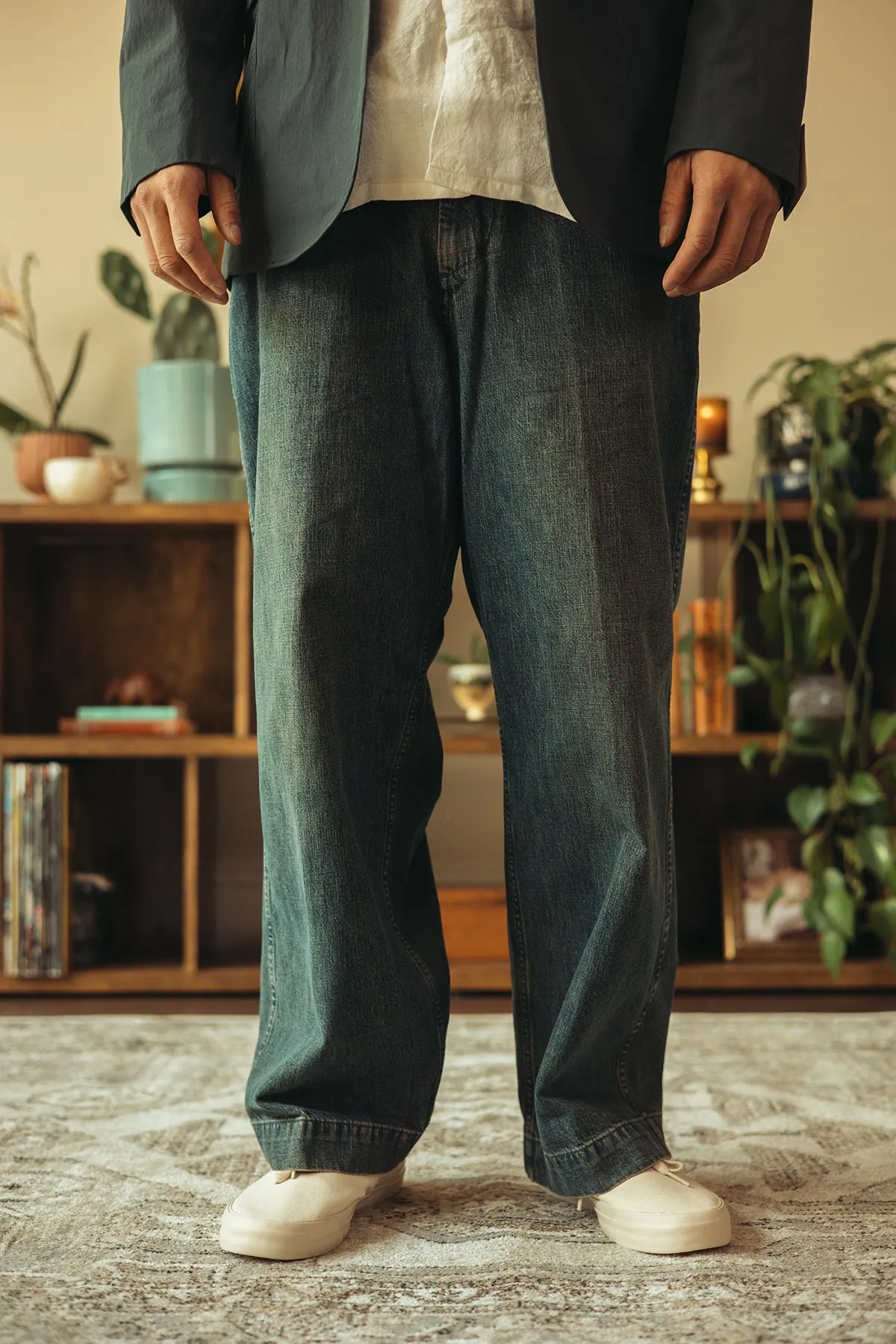 Denim MIL Trousers Double Dye - Used sold by Canoe Club product image thumbnail 2