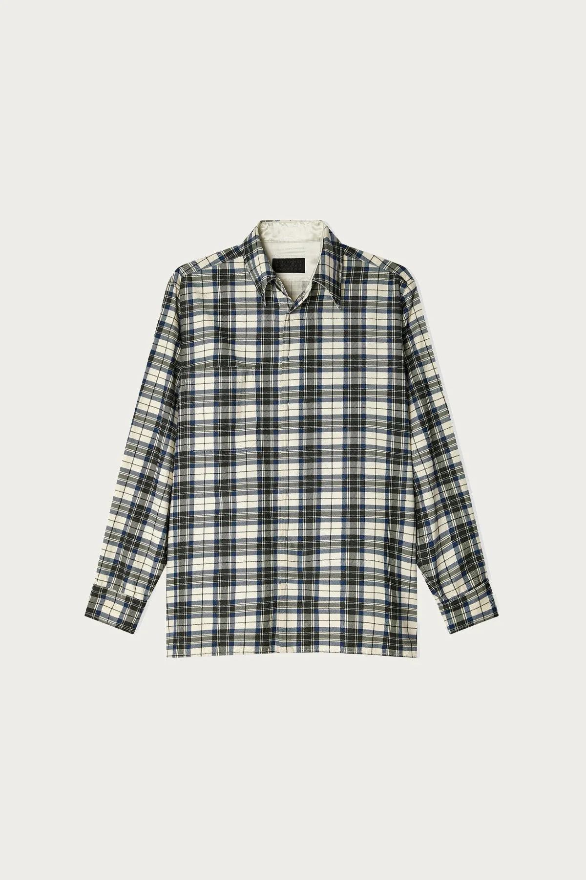 Reversible Flannel Shirt - Black/Blue sold by Canoe Club product image thumbnail 2