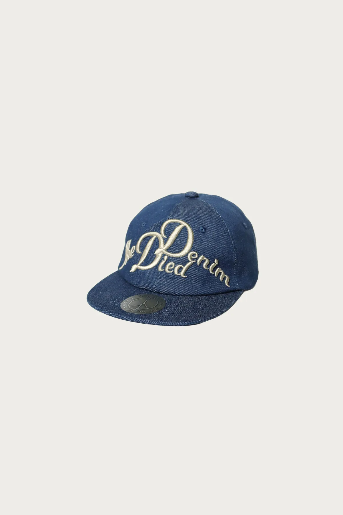 11.5oz Denim Baseball Cap (The Denim Died Embroidery) LOW - Indigo sold by Canoe Club