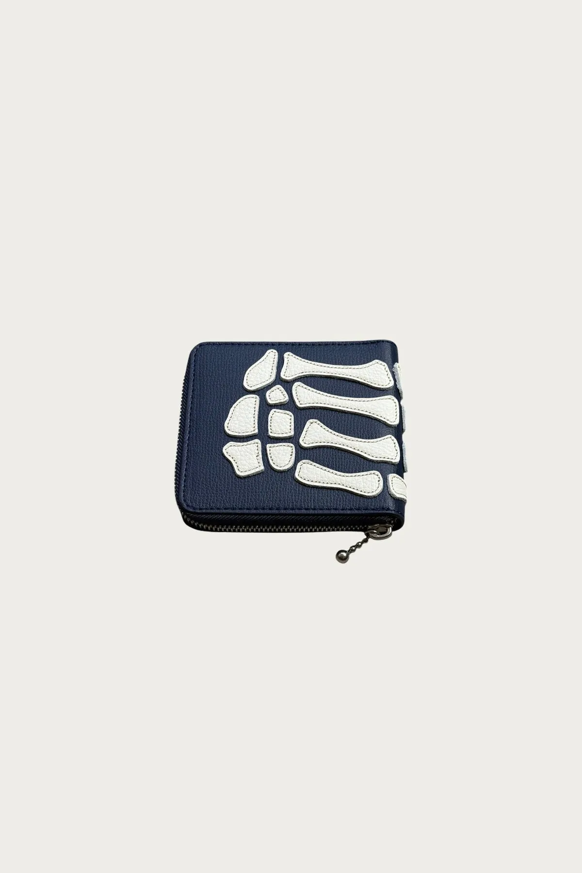 THUMB-UP BONE BAND ZIP Wallet - Navy sold by Canoe Club