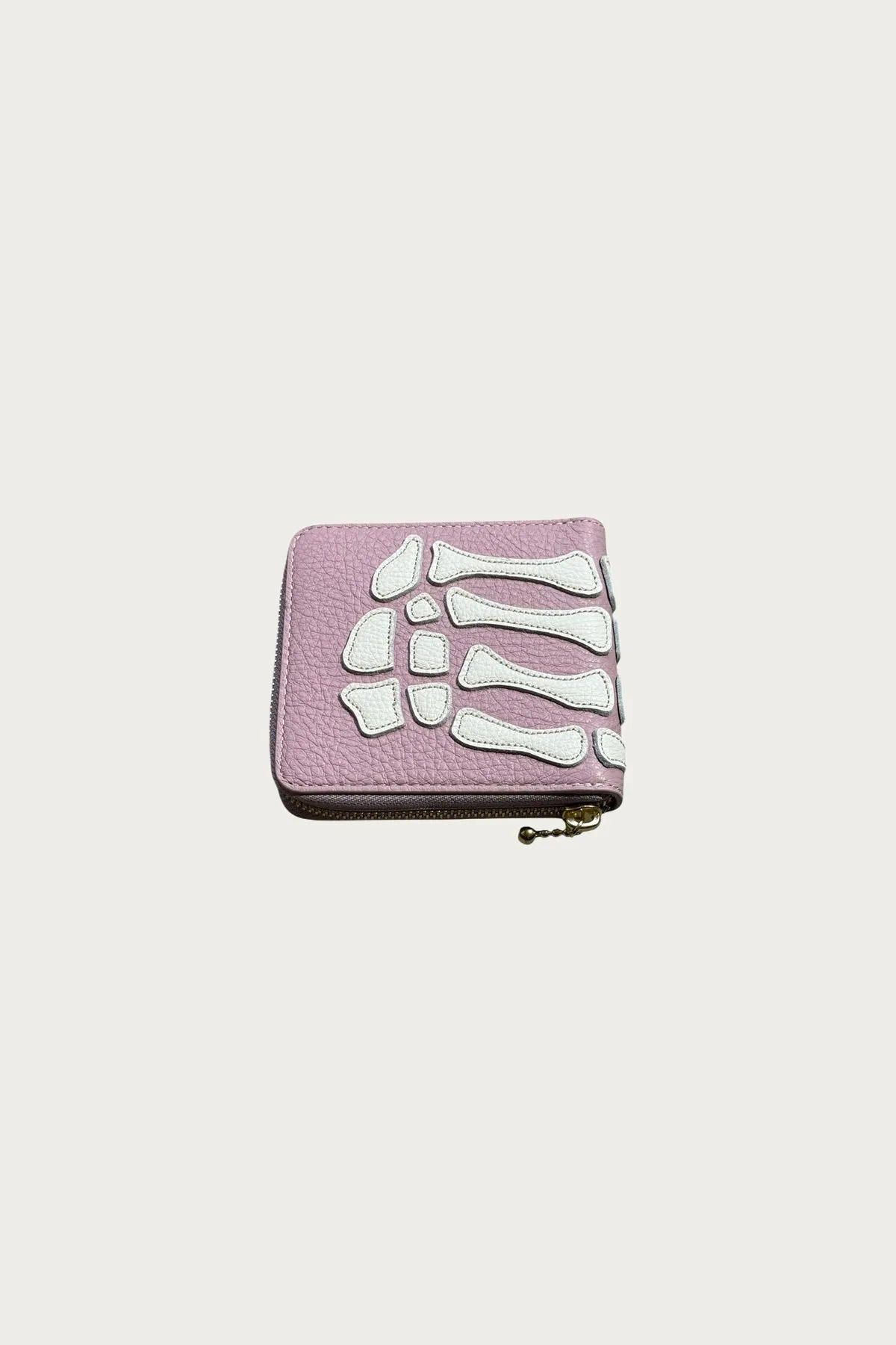 THUMB-UP BONE BAND ZIP Wallet - Pink sold by Canoe Club