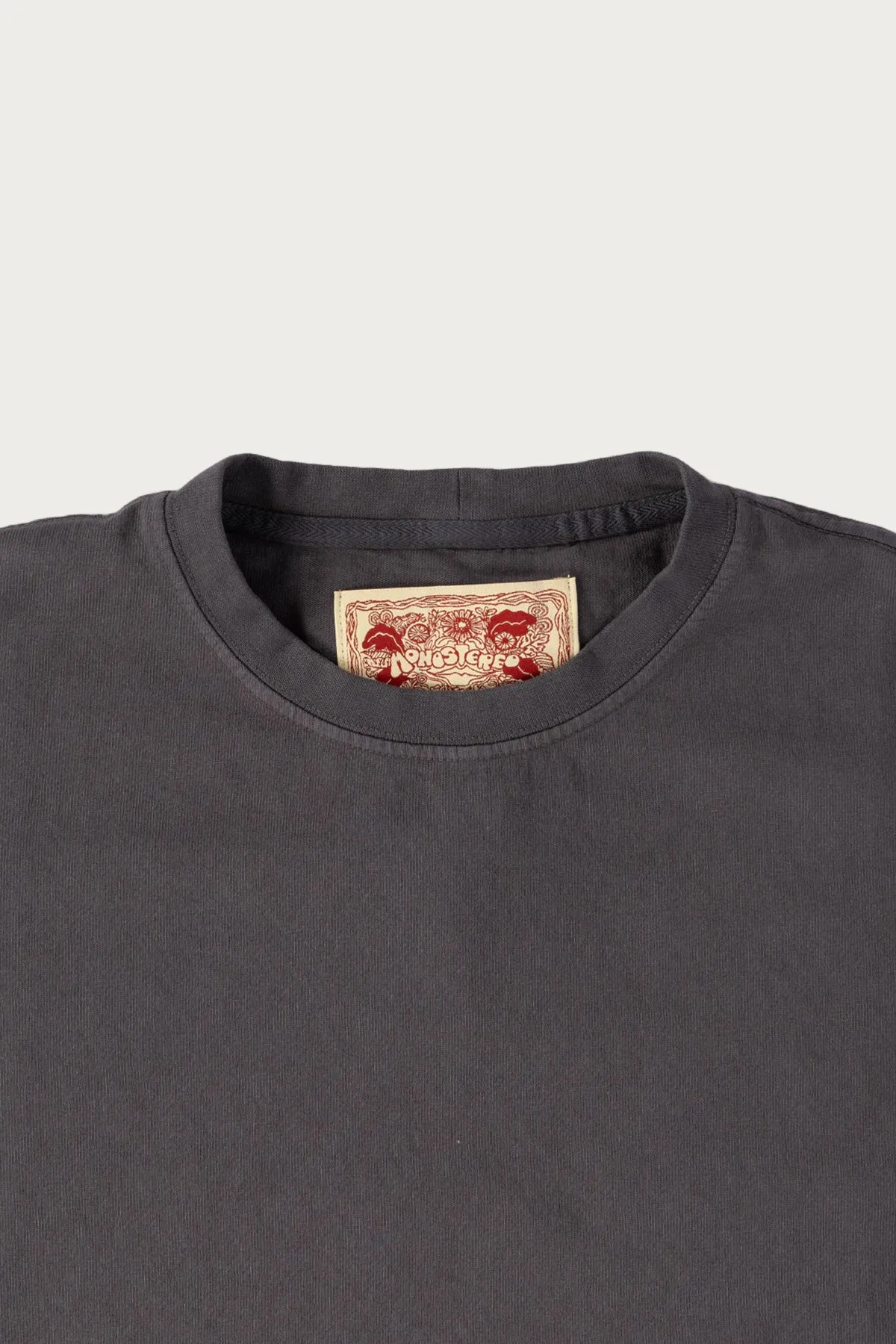 On The Farm Raw Hem Tee - Washed Black sold by Canoe Club product image thumbnail 2