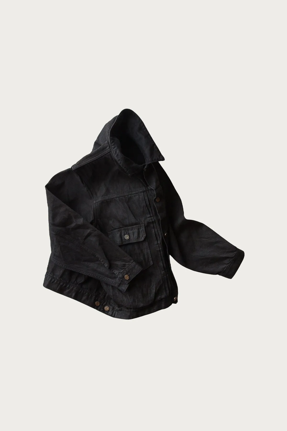 C.T.L. Neo Type 2nd Denim Jacket - Black Vein sold by Canoe Club product image thumbnail 2