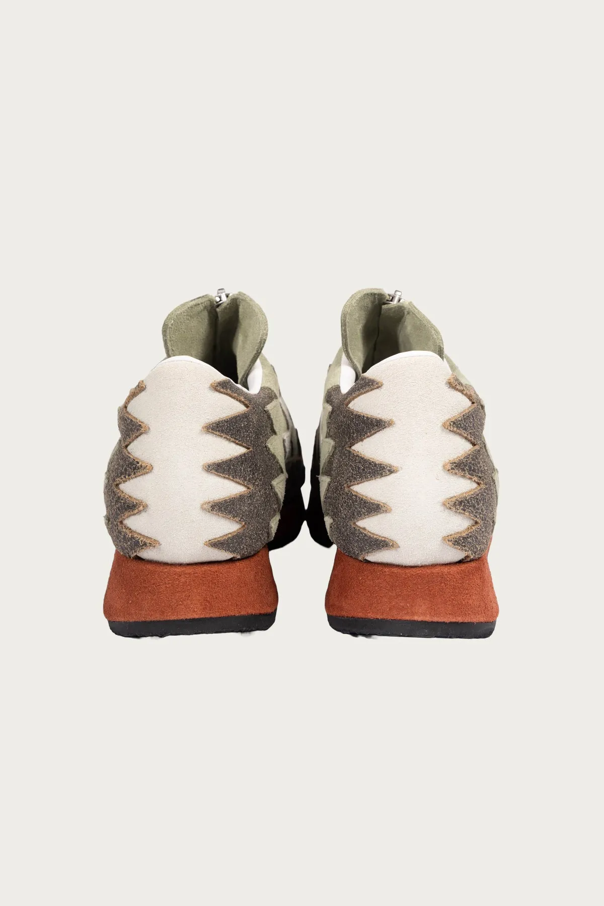 Leather NAVAJO Spallow Sneaker - Mint sold by Canoe Club product image thumbnail 3