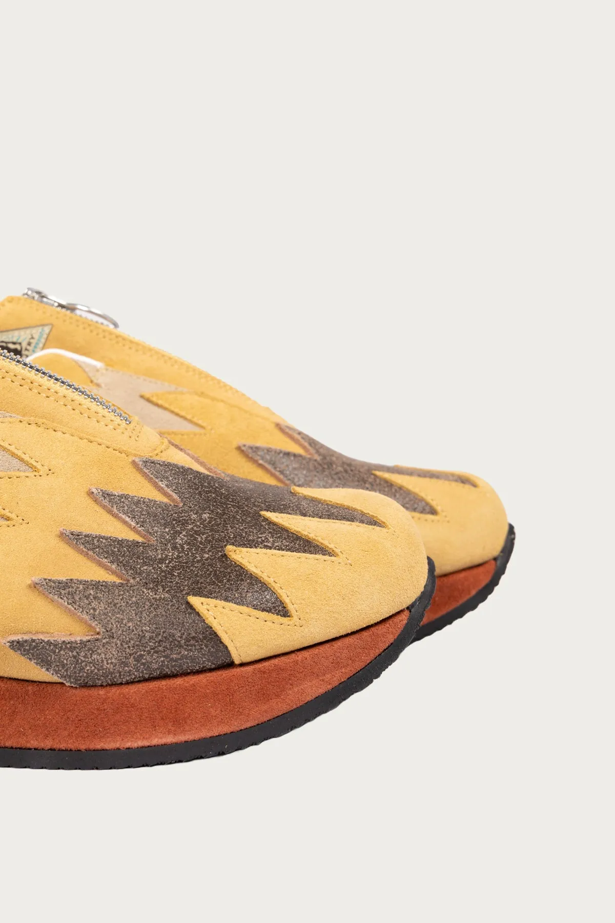 Leather NAVAJO Spallow Sneaker - Mustard sold by Canoe Club product image thumbnail 5