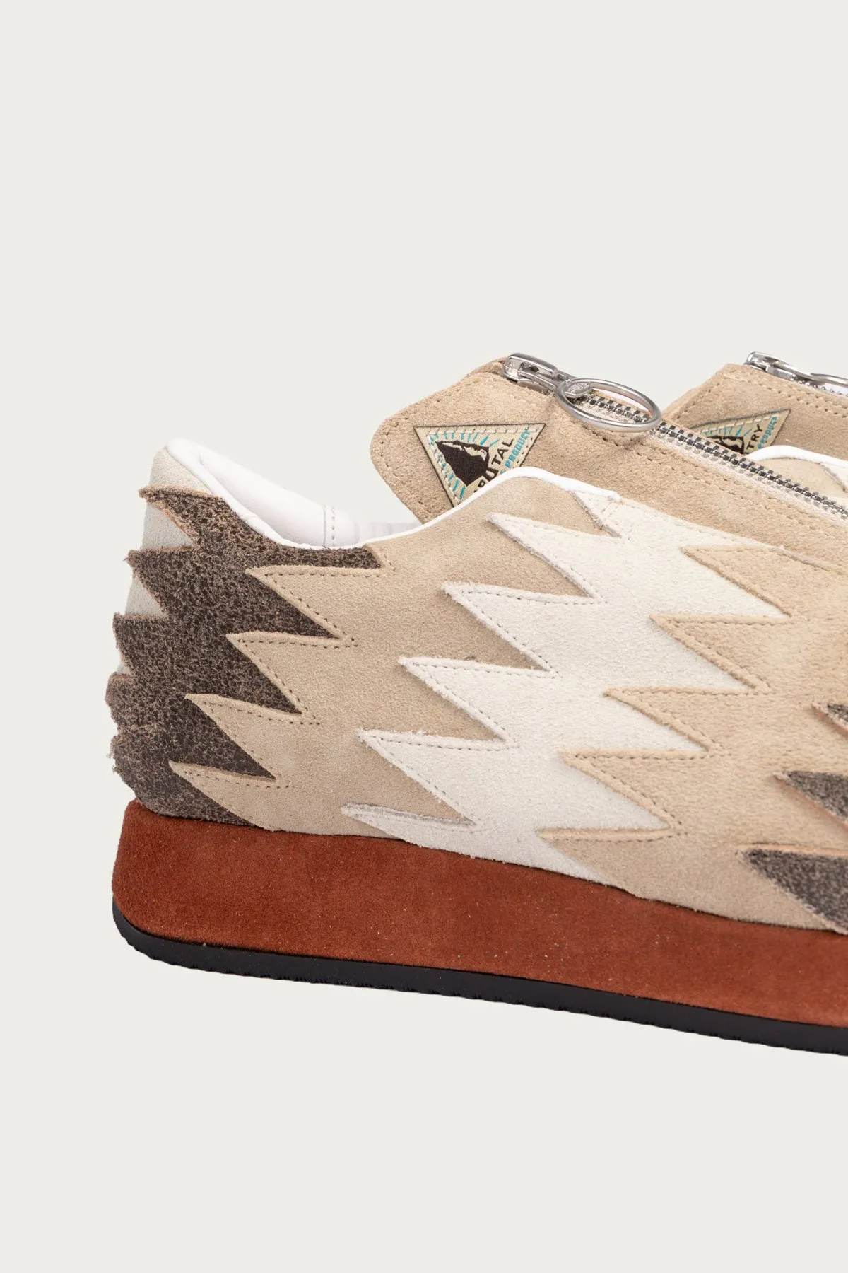 Leather NAVAJO Spallow Sneaker - Beige sold by Canoe Club product image thumbnail 4