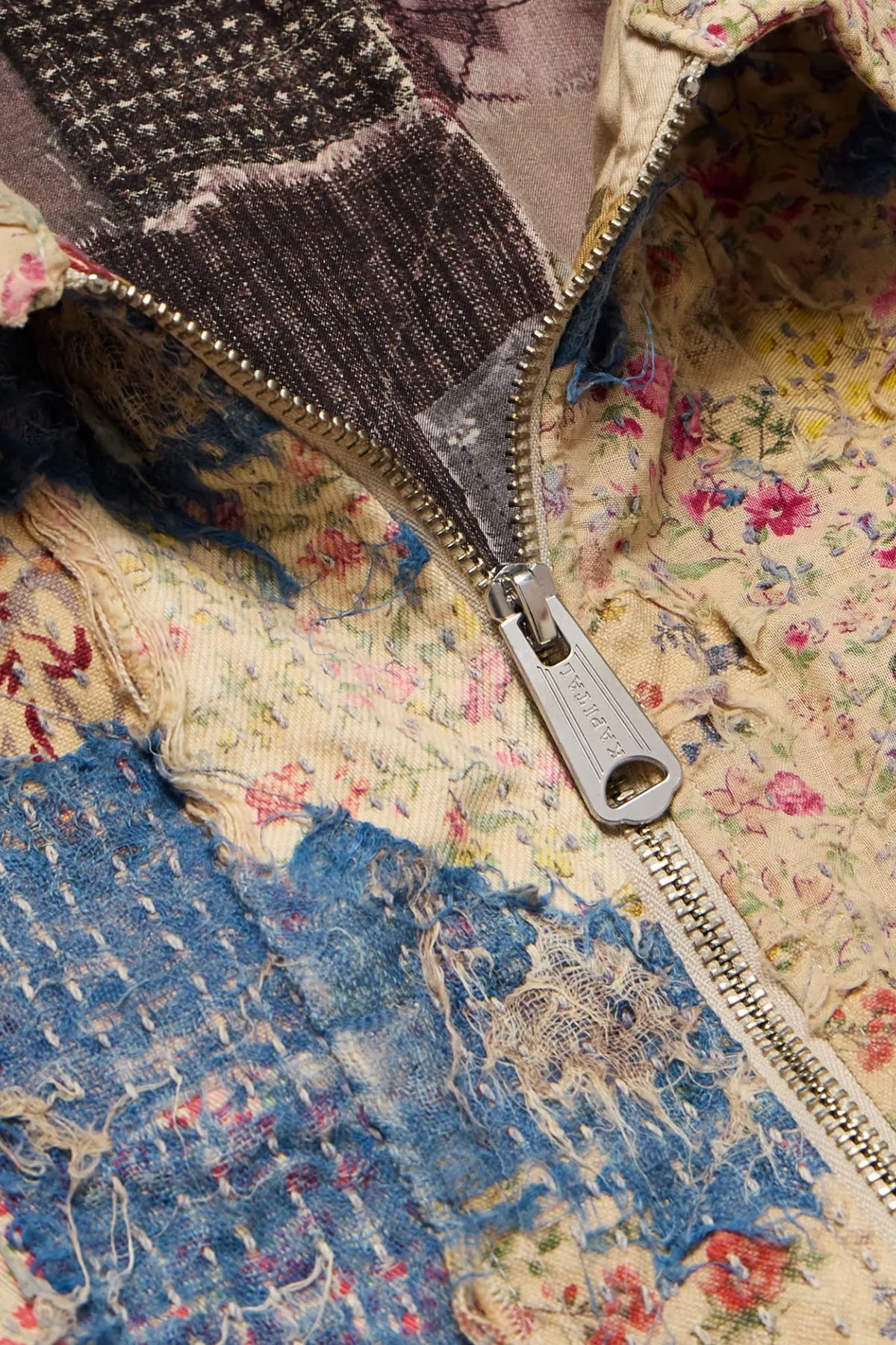 Champetre BORO ZIP UP Blouson (VirginMary) - Multi sold by Canoe Club product image thumbnail 2