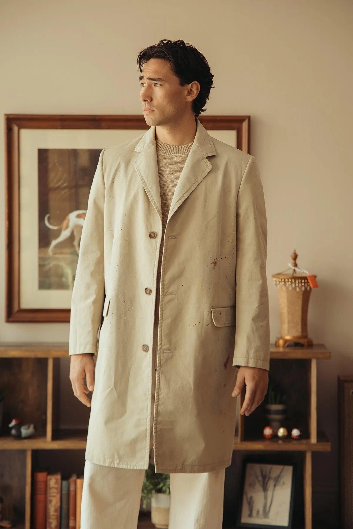 Cotton Painter Jacket - Pink Beige sold by Canoe Club product image thumbnail 2