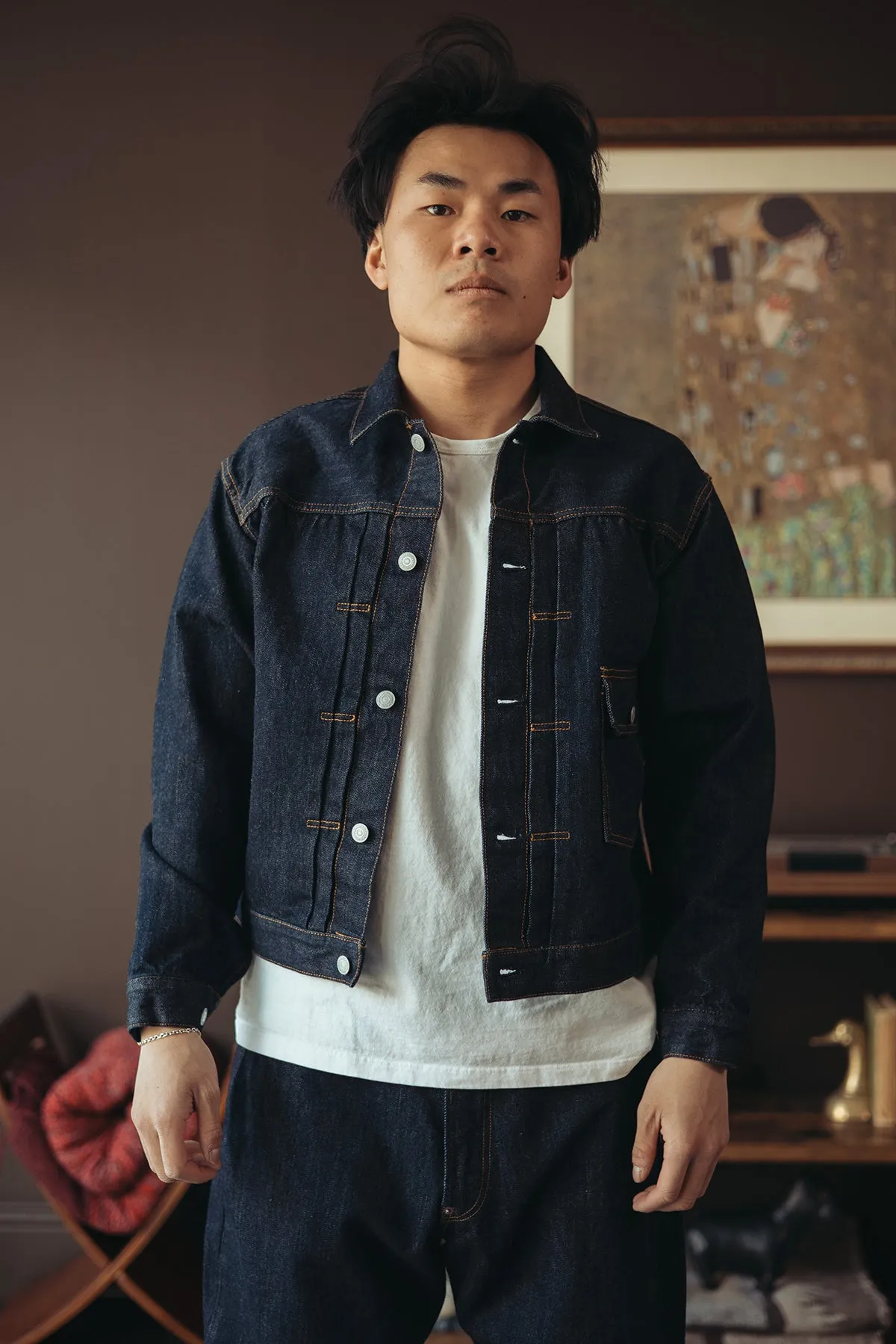 Denim Jacket 1st Type - Indigo sold by Canoe Club product image thumbnail 2