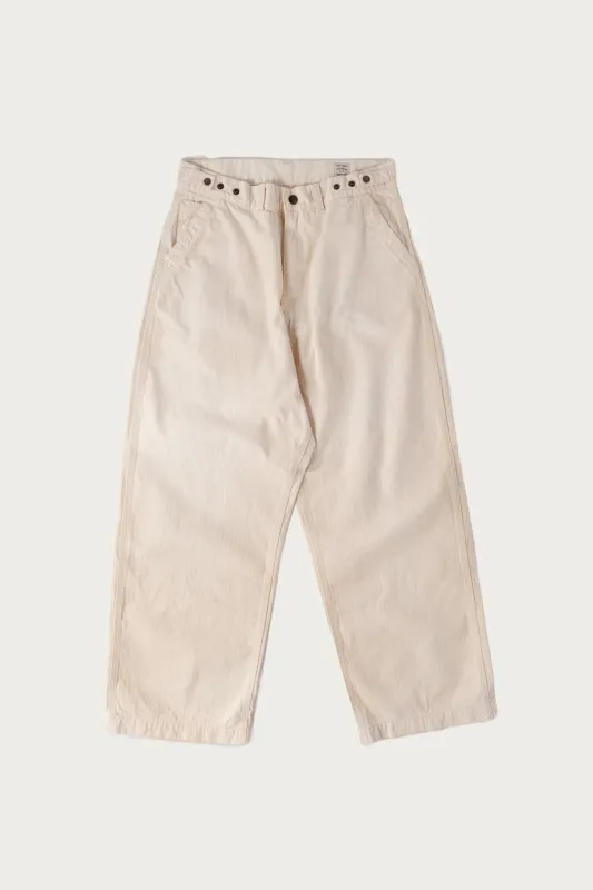 Bell Pants - Ecru sold by Canoe Club