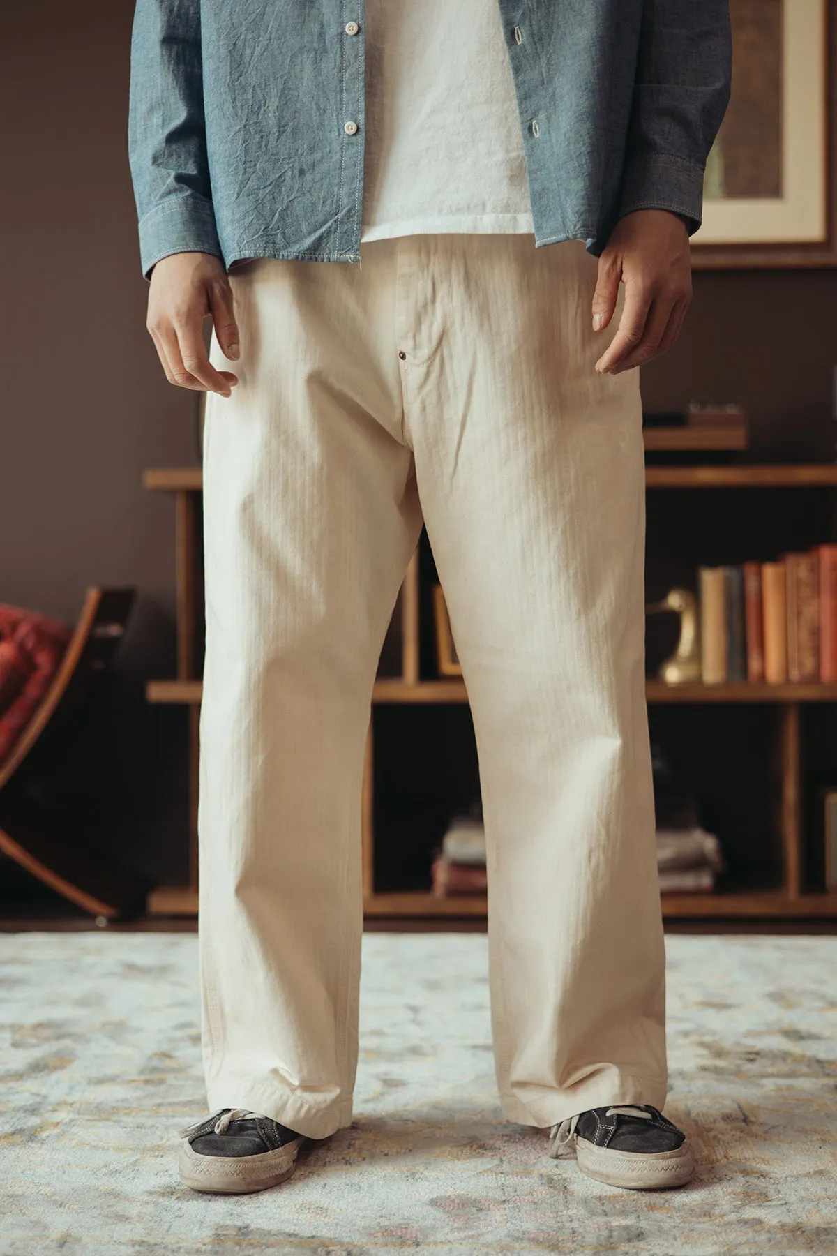 Bell Pants - Ecru sold by Canoe Club product image thumbnail 2